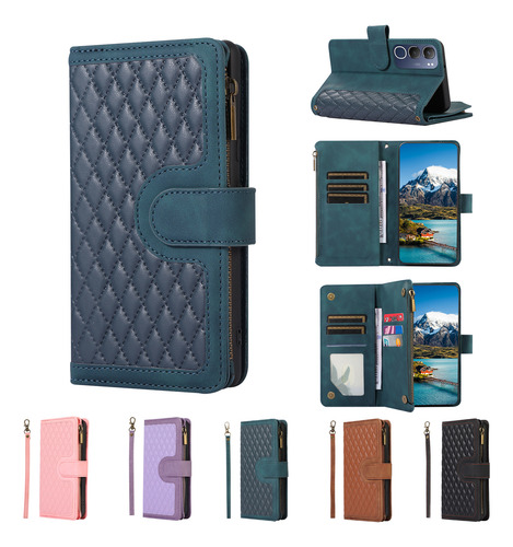 Funda Para Vivo Y20 Vivo Y20i, Estilo Cartera, Funda De Piel Con Cierre, Soporte, Pulsera Abatible