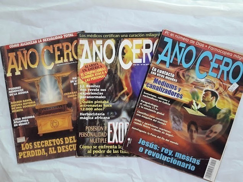 Revista Año Cero Lote X 3 Revistas Españolas 1991