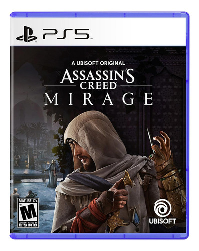 Formato físico original do Assassin's Creed Mirage Ps5