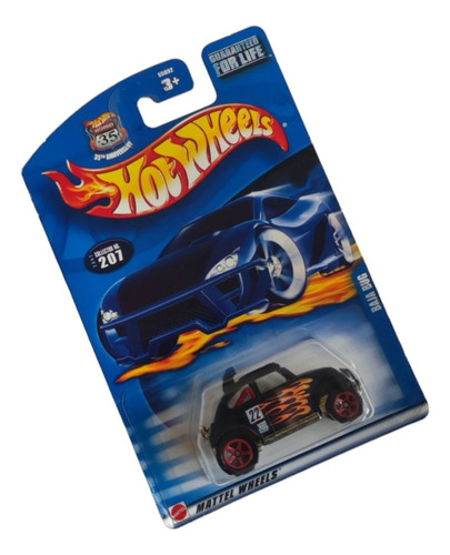 Volkswagen Baja Bug Pintura Mate Flames Hot Wheels