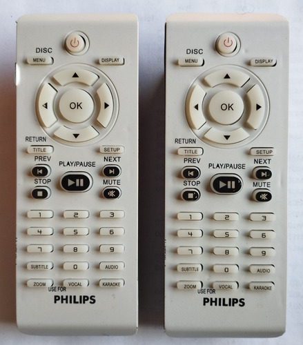 Control Remoto Dvd Philips  Modelo Dvp3020/05 