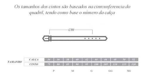 Cinto Feminino Casual Naturali La Couro Ref. 511 Cor Café Tamanho 90