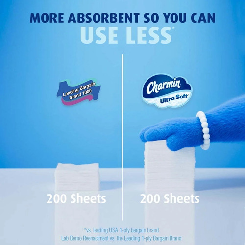 Charmin Ultra Soft Papel Higiénico 12 Mega Rollos