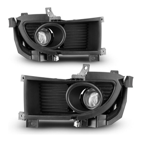 Pair Fog Lights For 2006 2007 Mitsubishi Lancer Clear Le Yyr