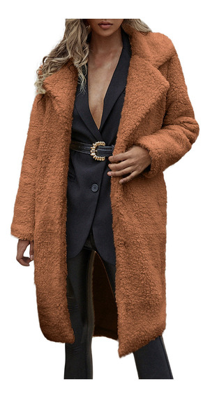S G Coat Abrigo Cálido De Piel Sintética Para Mujer Chaqueta S G Coat Abrigo Cálido De Piel Sintética Para Mujer Chaqueta