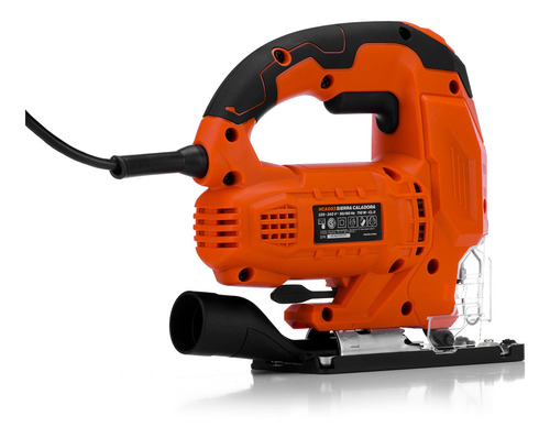 Imagen 4 de 5 de Sierra Caladora Ingleteadora 710w Eléctrica 220v - Velocidad Variable 3.100 Rpm - Hamilton Hca003 Con Accesorios Y Luz Led
