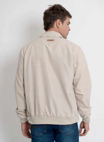 Jaqueta Aleatory Com Forro Fleece Bege