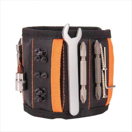 Pulsera Magnética 15 Imanes Resistente Para Herramientas