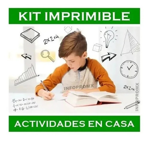  Kit Imprimibles Actividades Niños En Casa Educación Jugando