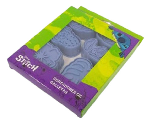 Cortadores De Galletas Stitch Azul