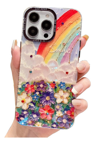 Funda Estilo Pintura Al Óleo Para iPhone Hermosa Mampostería