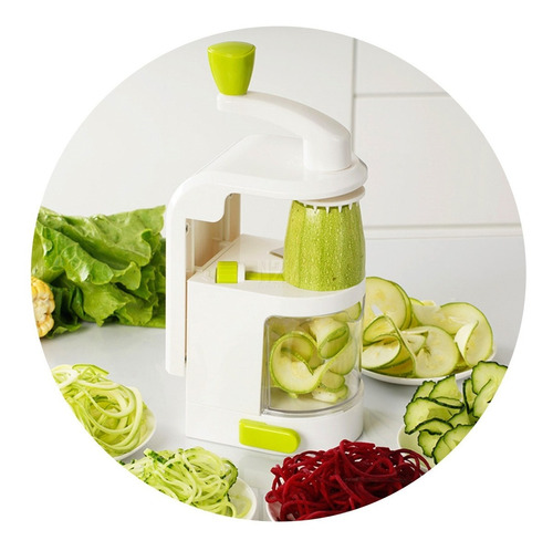 Cortador Spiralizer Vegetales Multiple Espiral 4 Tipos Corte