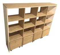Comprar Cómoda Montessori Con Cubos Con Ruedas Organizador Juguetes
