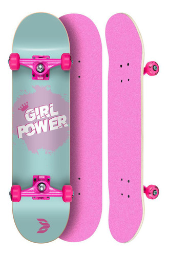 Skate Montado Profissional Cisco Feminino Girl Power Tifanny
