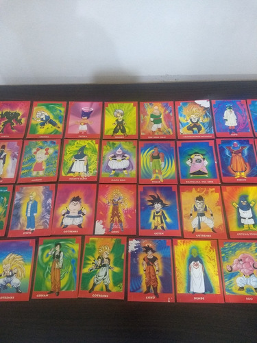 33 Figuritas Troqueladas Dragon Ball Z 5 Lote Sin Repetir