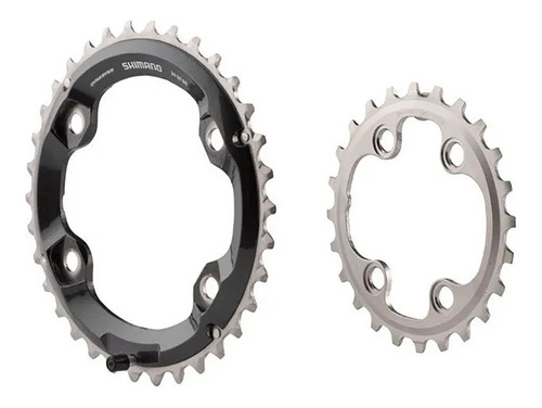 Platos Mtb Shimano Xt M8000 38-28t Bcd 96/64mm Asimétrico 11