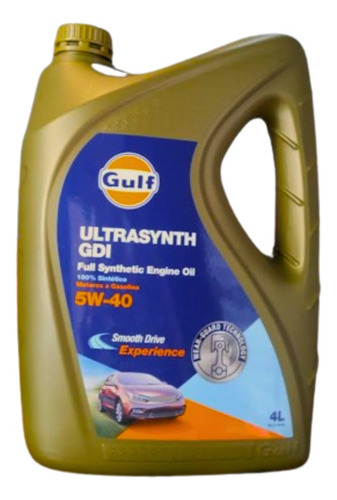 Aceite 100% Sintetico Gulf Ultrasynth Gdi 5w40 X4l - Npcars