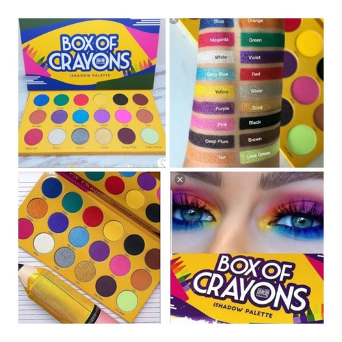 Sombra Box Of Crayons Paleta De Sombra Crayola 18 Tonos