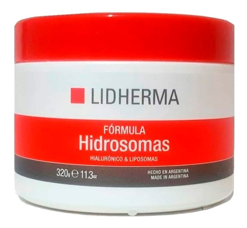 Crema Facial Lidherma Hidratante Hidrosomas Rostro X 320 Gr