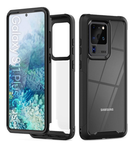Capa Anti-impacto 360º P/ Samsung Galaxy S20 Ultra - Preta
