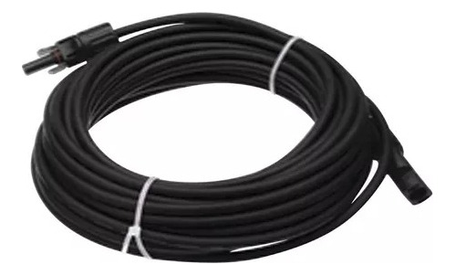 Cable Solar Fotovoltaico 10awg 100 Metros Negro Para Panel