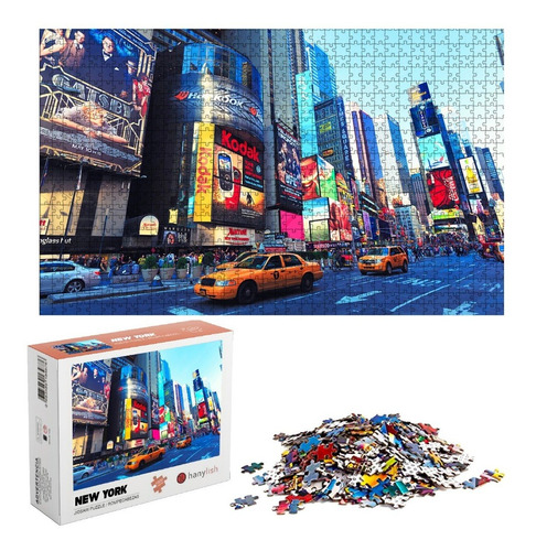 Rompecabezas Puzzle 1000 Piezas Times Square Calidad Premium