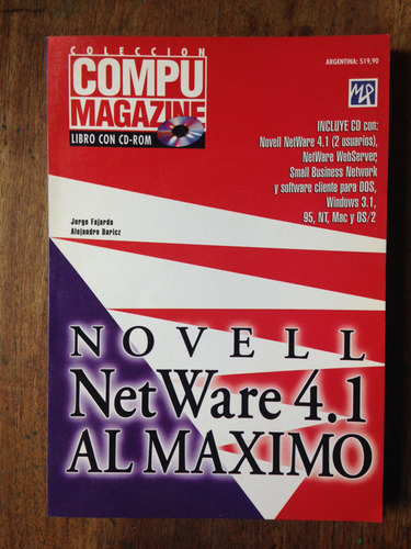 Novell Net Ware 4.1 Al Maximo (no Contiene Cd-rom)