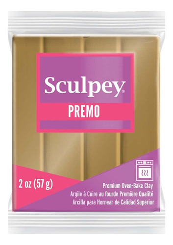 Sculpey Premo Arcilla Polimrica Para Horno, Oro Antiguo, No