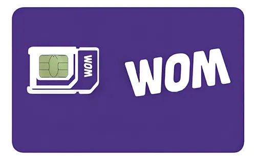 Una Simcard Wom Prepago Activada Recargas 4g Minutos Datos