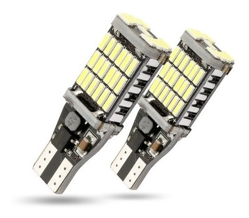 2 Lamparas Led Csp T15 Canbus 45 Smd 12v