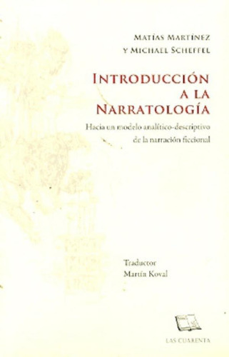 Libro - Introduccion A La Narratologia - Martinez, Scheffel