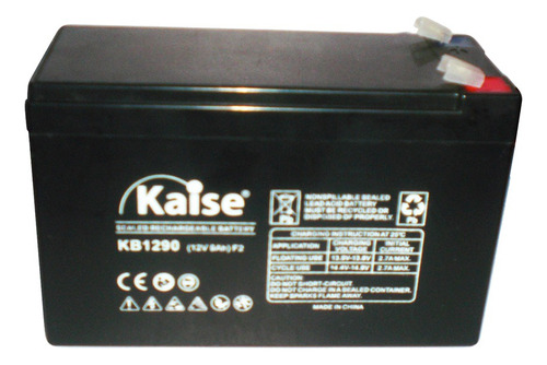 Batería Seca Recargable 12voltios 9 Ah Kaise Kb1290