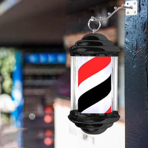 Poste De Barbero Con Luz Led, Letrero Led Giratorio Estilo A