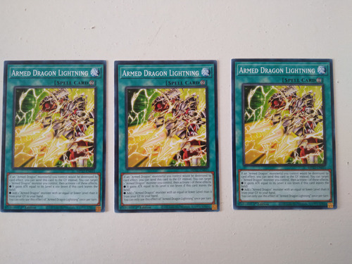 Set 3 Cartas Yugi-oh! Armed Dragon Lightning Mp22-en031