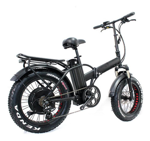 Bicicleta Eléctrica Fat Tire 20 Rodado Motor 1000 W 48 Volts