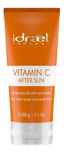 Gel Post Solar Con Aloe Vera Idraet Vitamin C After Sun 200g