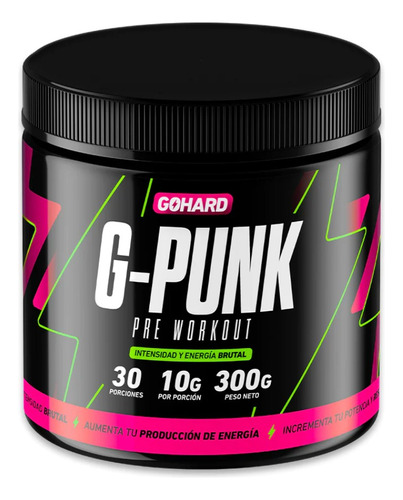 Pre Entrenamiento G Punk Gohard - 30 Servicios