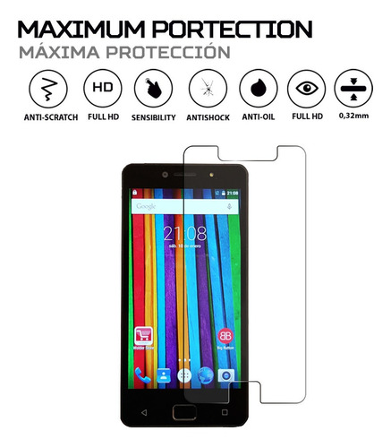 Protector De Pantalla Anti-shock Wolder Wiam 71 Plus