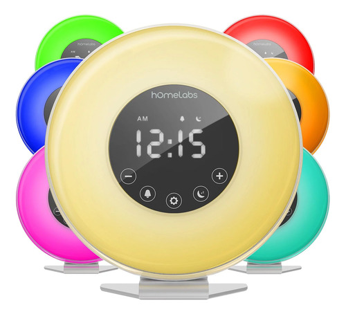 Reloj Despertador Radio Am/fm, Bluetooth ,multicolor.  