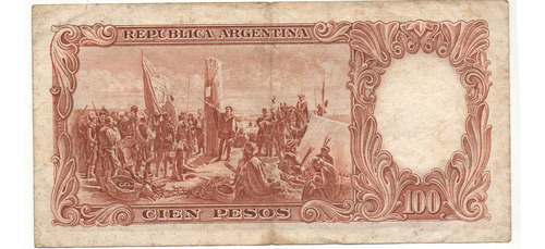 2 Billetes De $100 1966 1967 Bot. 2075 Y 2080 (Usado)
