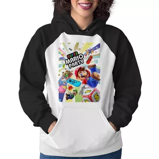 Moletom Feminino Super Mario Party Switch