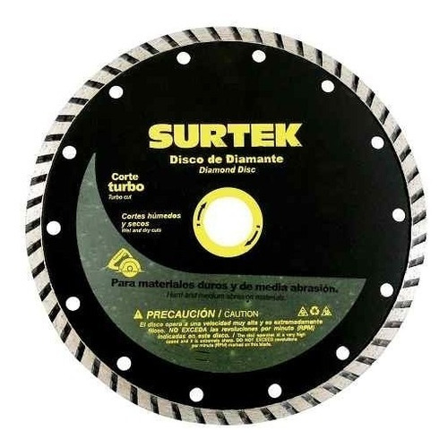 Disco De Diamante Corte Turbo 4 1/2 123461 Surtek