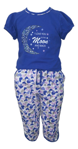 Pijama Pescador Niña 4-10 Luna Mon Amour