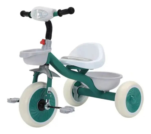 Triciclo  Buggy A Pedal Con Canastos Luces Y Sonidos