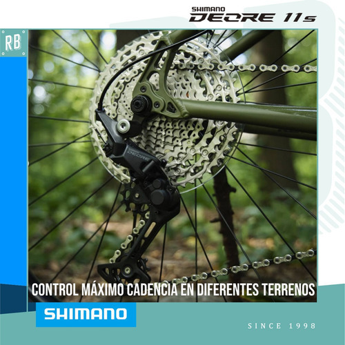 Imagen 4 de 4 de Piñon Bicicleta Shimano Cs-m5100 Deore 11v. 11-42 - Racer Cantidad Máxima De Dientes 43 Cantidad Mínima De Dientes 11 Color Plateado