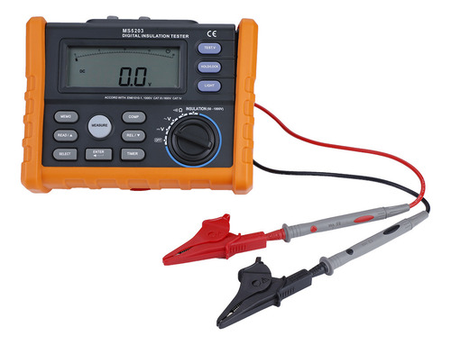 Probador De Aislamiento Peakmeter Ms5203 Digital Y Analógico