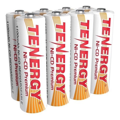 Tenergy Aa Premium Nicd Baterias Recargables 1100mah 1.2v B