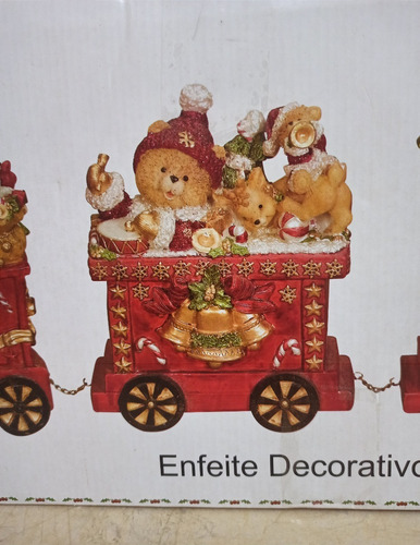 Tren En Cerámica Decoración Navideña Santini Italy Style (Usado)