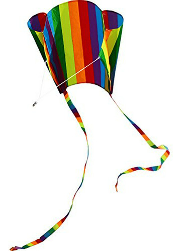 Hengda Kite For Kids Cometa Rainbow Parafoil De 31 Pulgadas