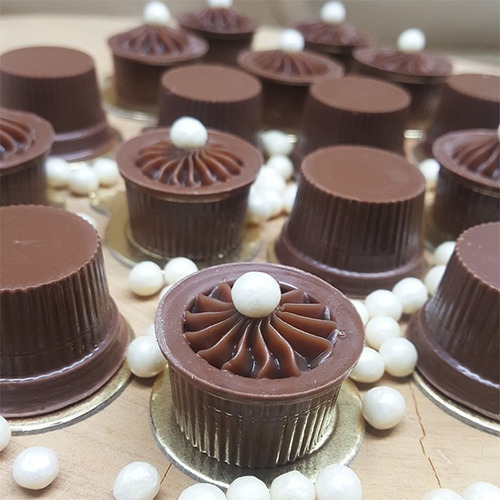 4 Forma Silicone Bwb 869 - Salto Alto Fechado Chocolate